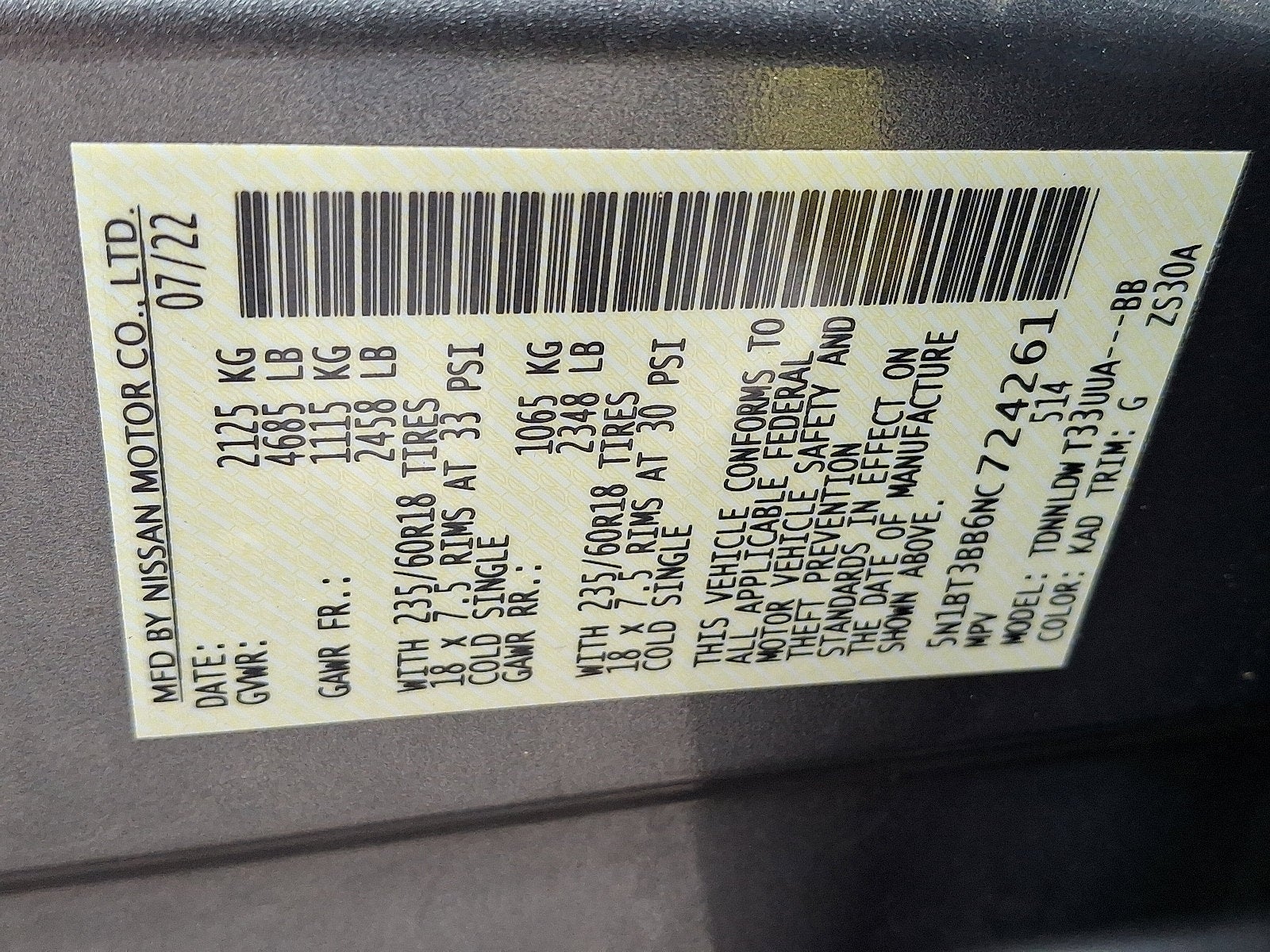 2022 Nissan Rogue SV