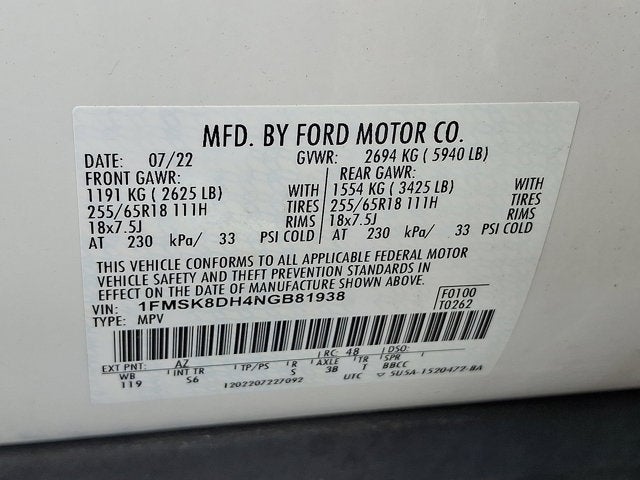 2022 Ford Explorer XLT