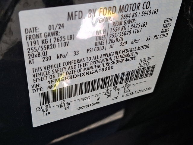 2024 Ford Explorer XLT