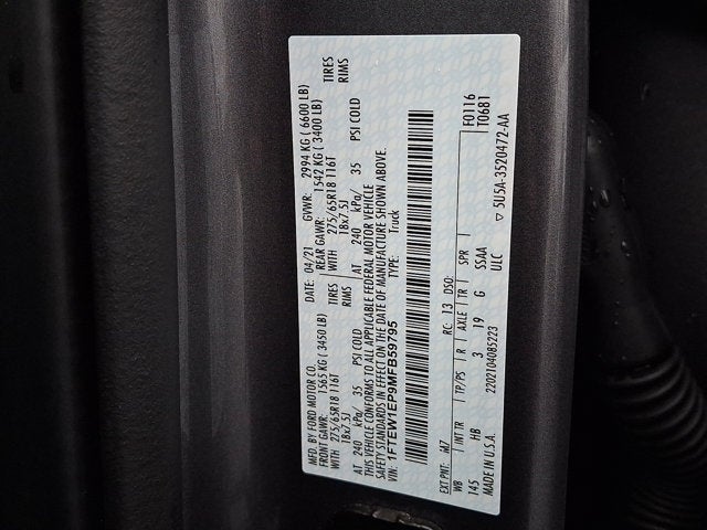 2021 Ford F-150 LARIAT