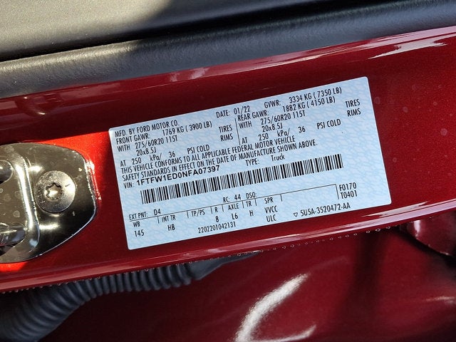 2022 Ford F-150 LARIAT