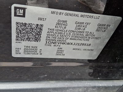 2018 Chevrolet Traverse LT Leather