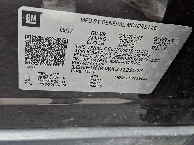 2018 Chevrolet Traverse LT Leather