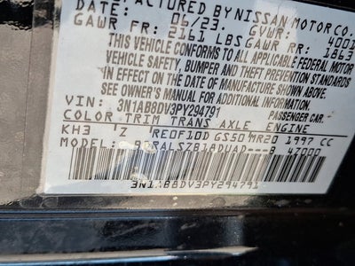 2023 Nissan Sentra SR