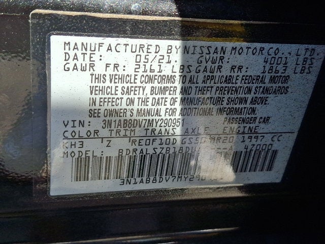 2021 Nissan Sentra SR