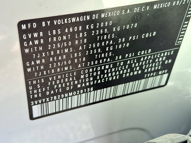 2022 Volkswagen Taos SE