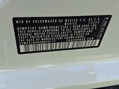 2025 Volkswagen Jetta S