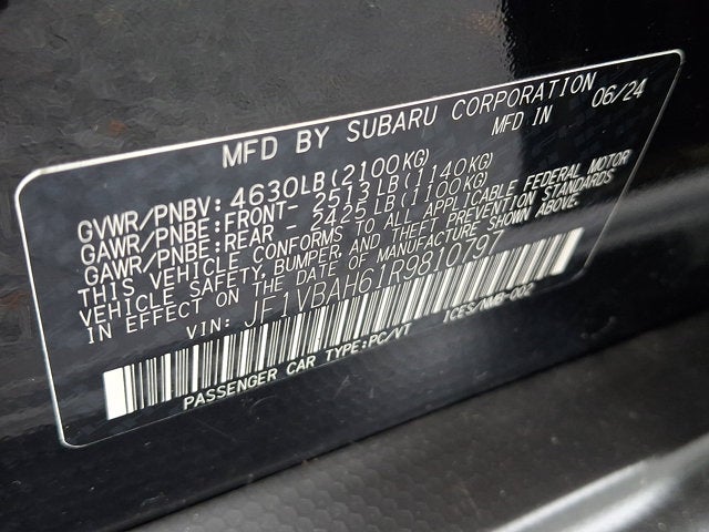 2024 Subaru WRX Premium