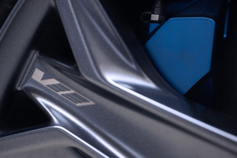 Close-up of the 2026 OPTIQ-V Brembo Performance Front Brakes | Fairfield Cadillac in LEWISBURG PA